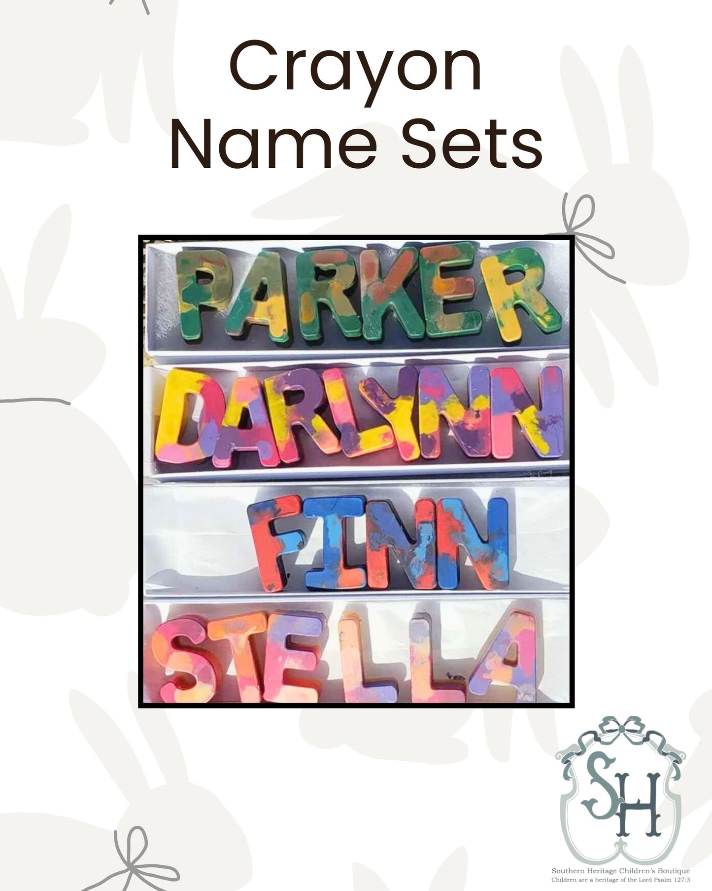 Crayon Name Set
