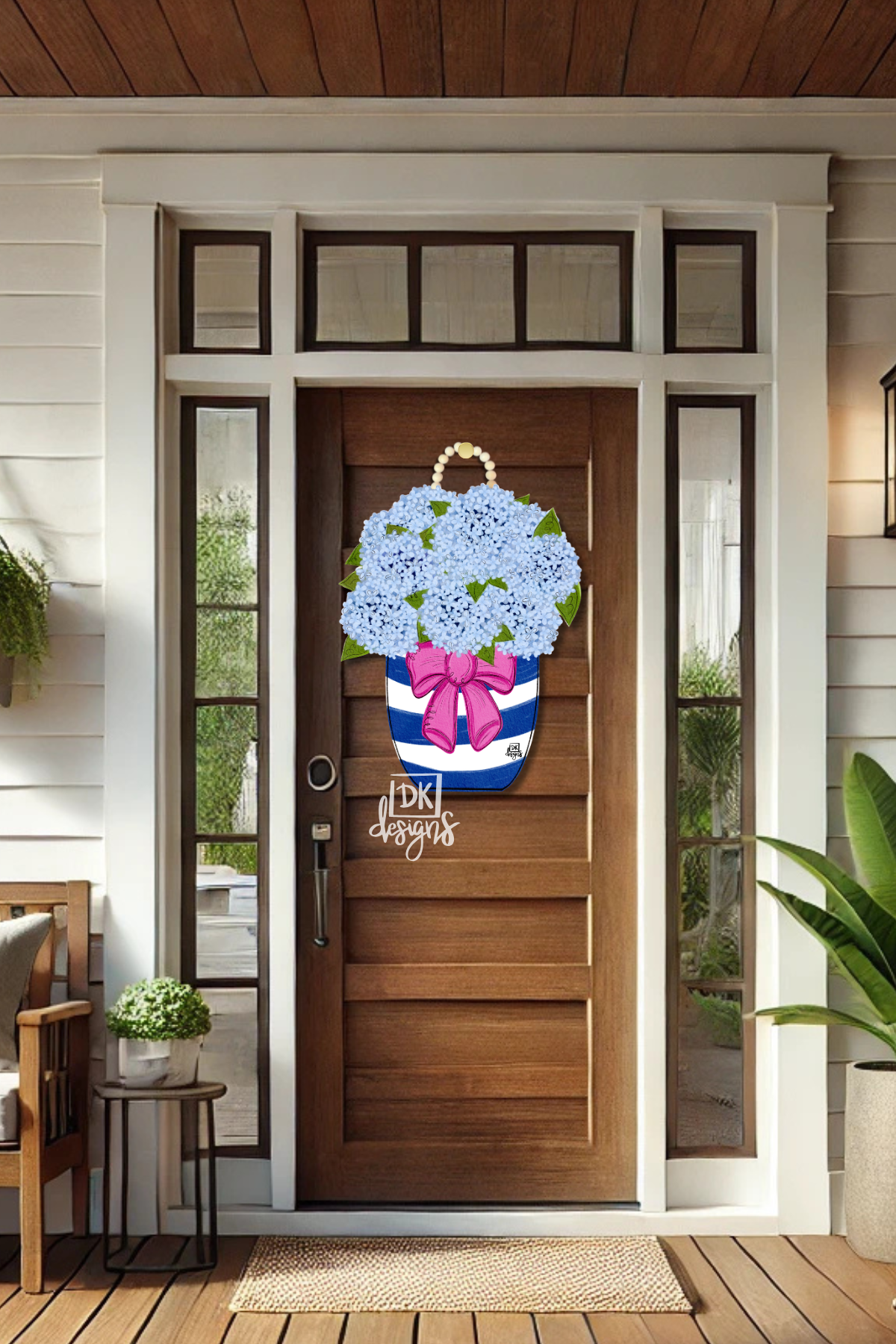 Door Hanger - Hydrangea Large