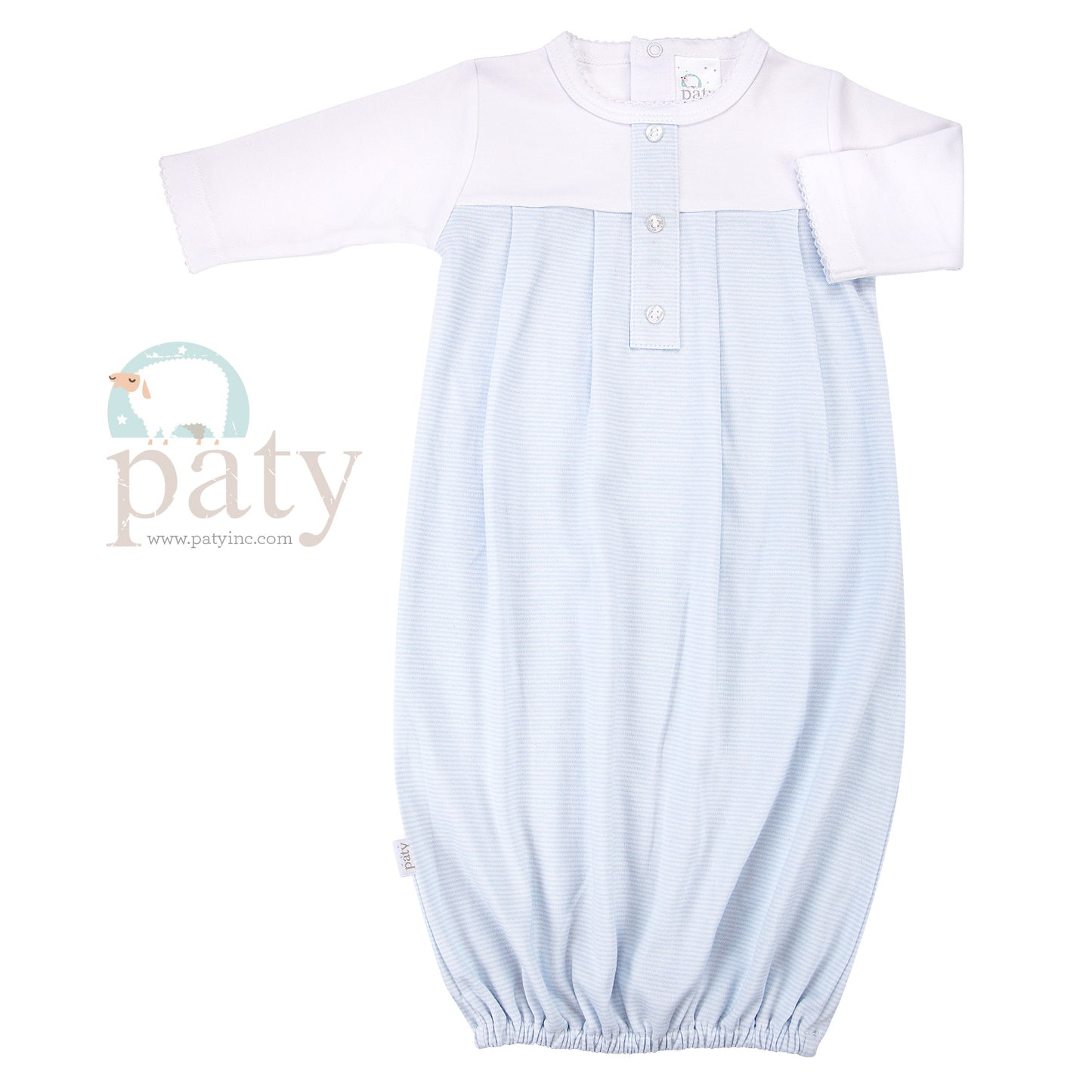 Paty Blue Sweet Stripes Gown