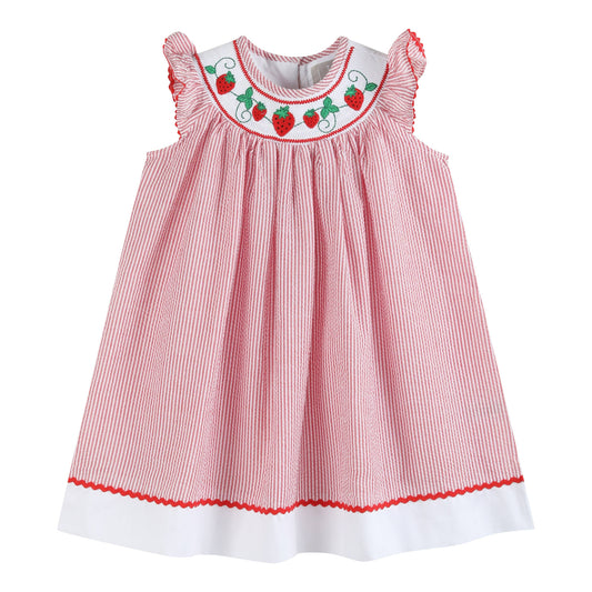 Strawberry Smocked Dress