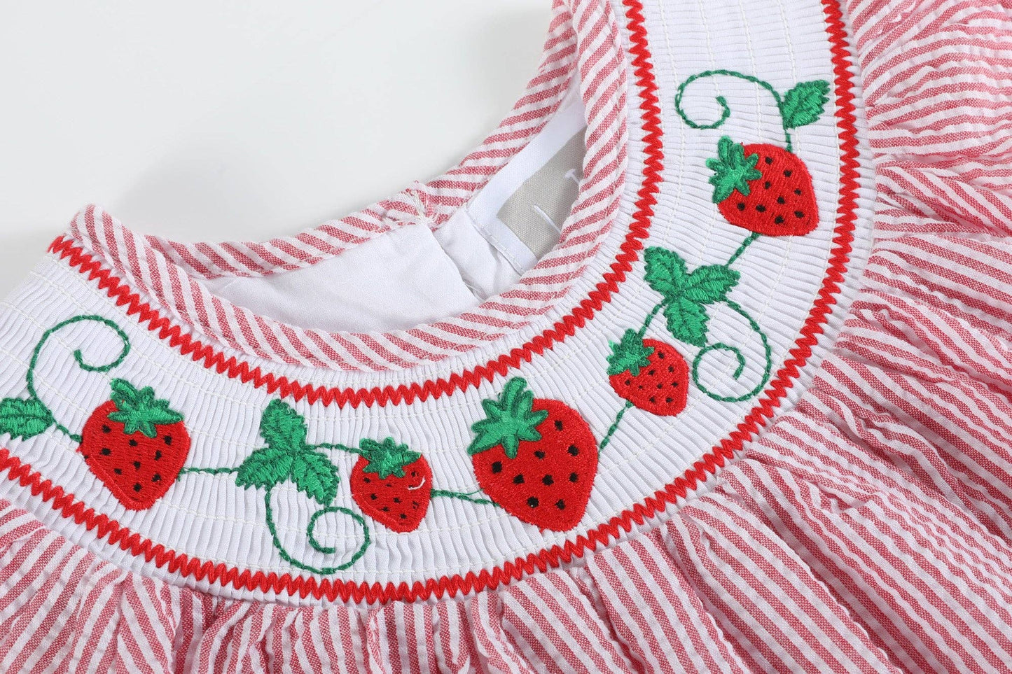 Strawberry Smocked Dress