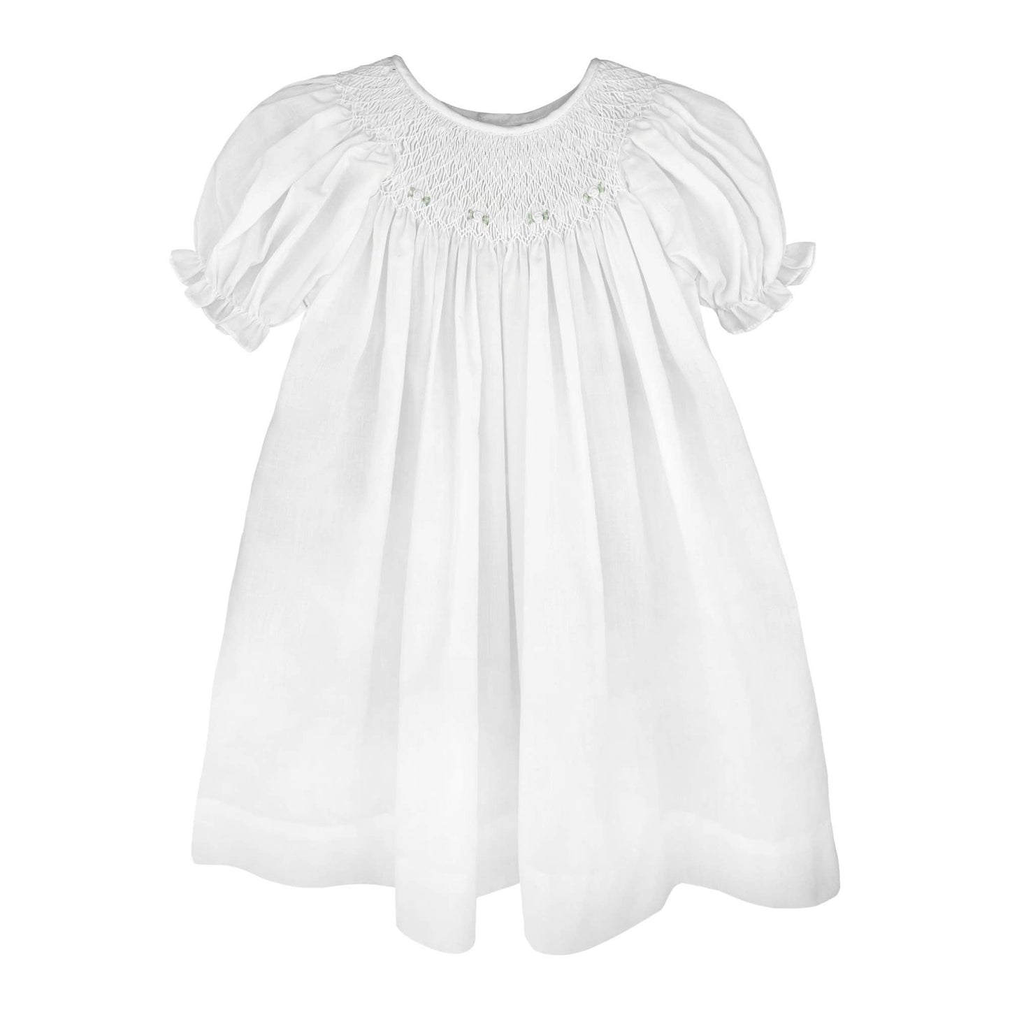 Smocked Daygown with Embroidery