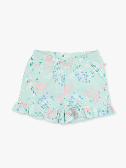 Girls Meadow Knit Ruffle Shorts