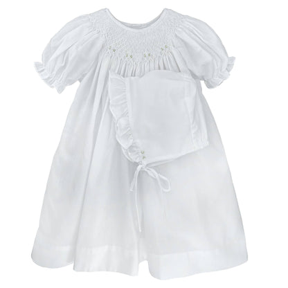 Smocked Daygown with Embroidery