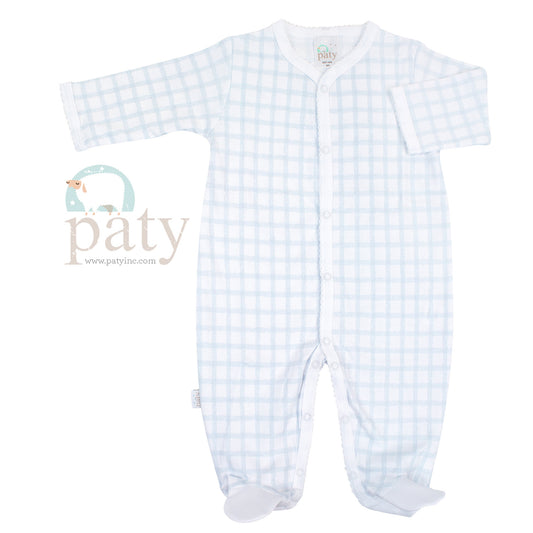 Paty Blue Pima Footie